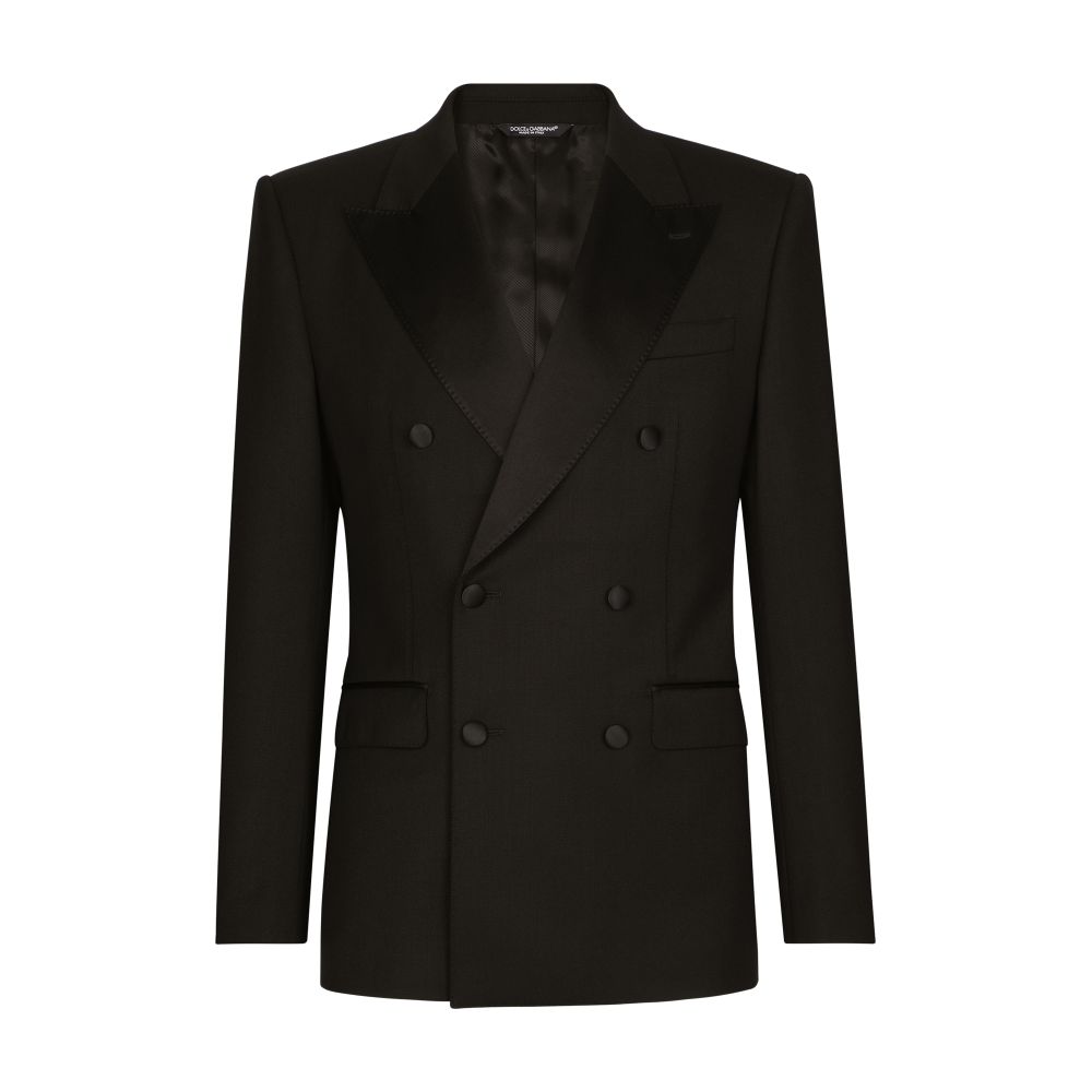 Dolce & Gabbana Three-piece Sicilia-fit suit in stretch wool