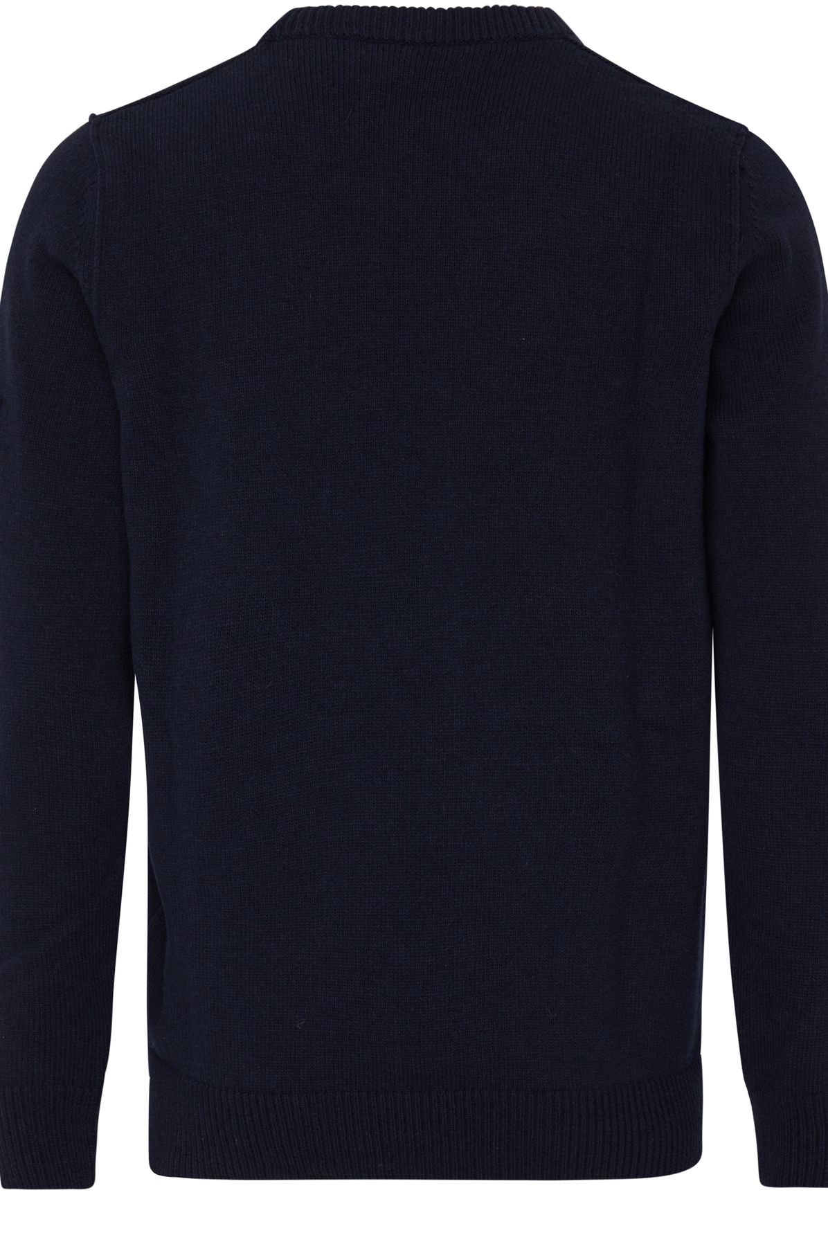 Stone Island Round neck sweater with logo patch