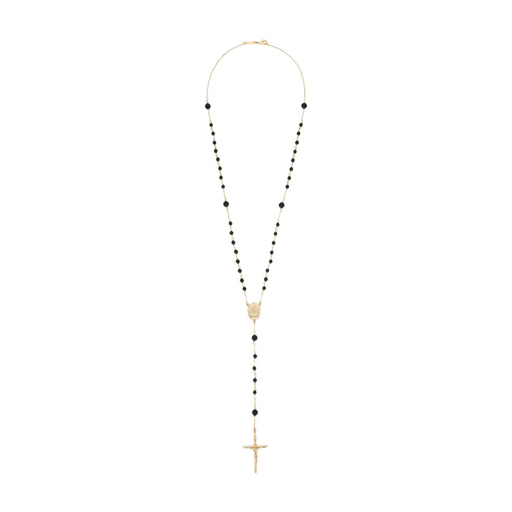 Dolce & Gabbana Natural gemstones rosary necklace