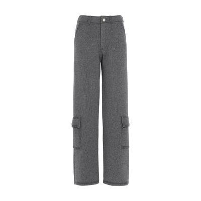 Barrie Denim cargo trousers in cashmere and cotton