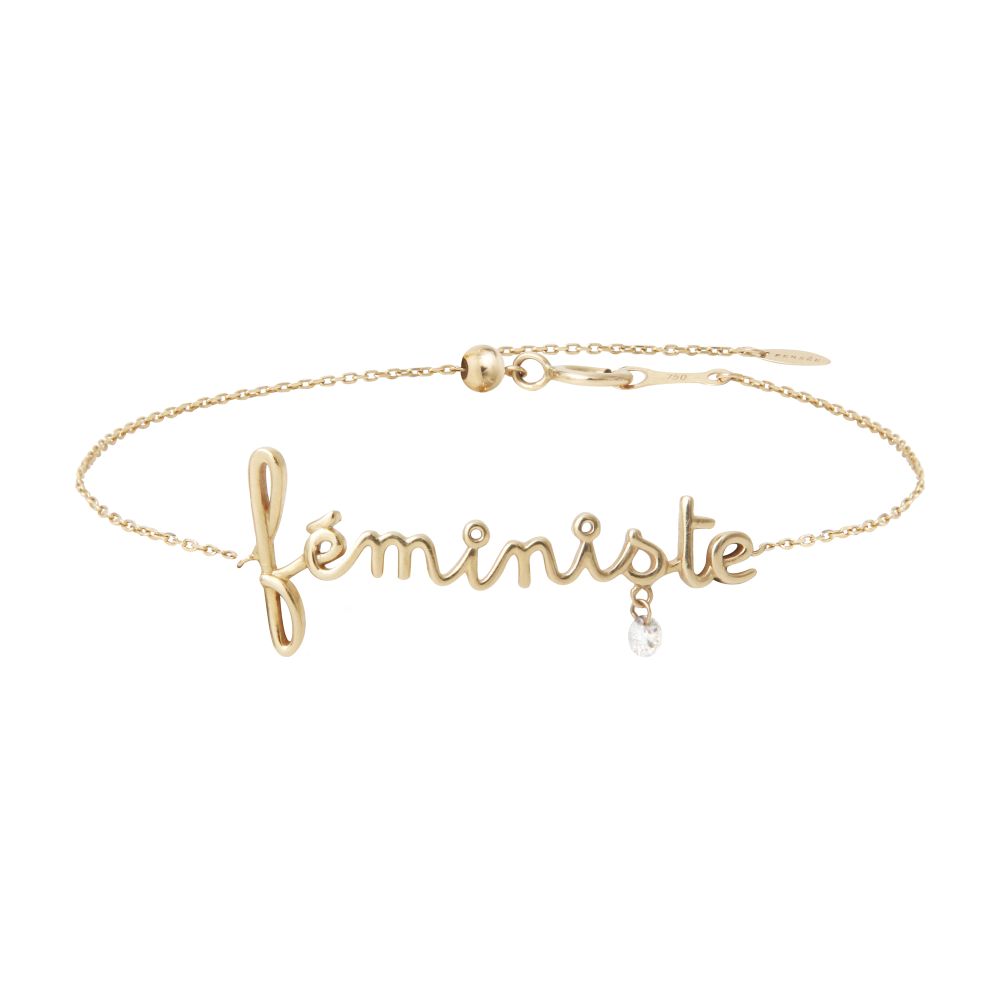 Persée Bracelet Feministe 1 diamond