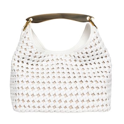 Elleme Boomerang woven leather bag