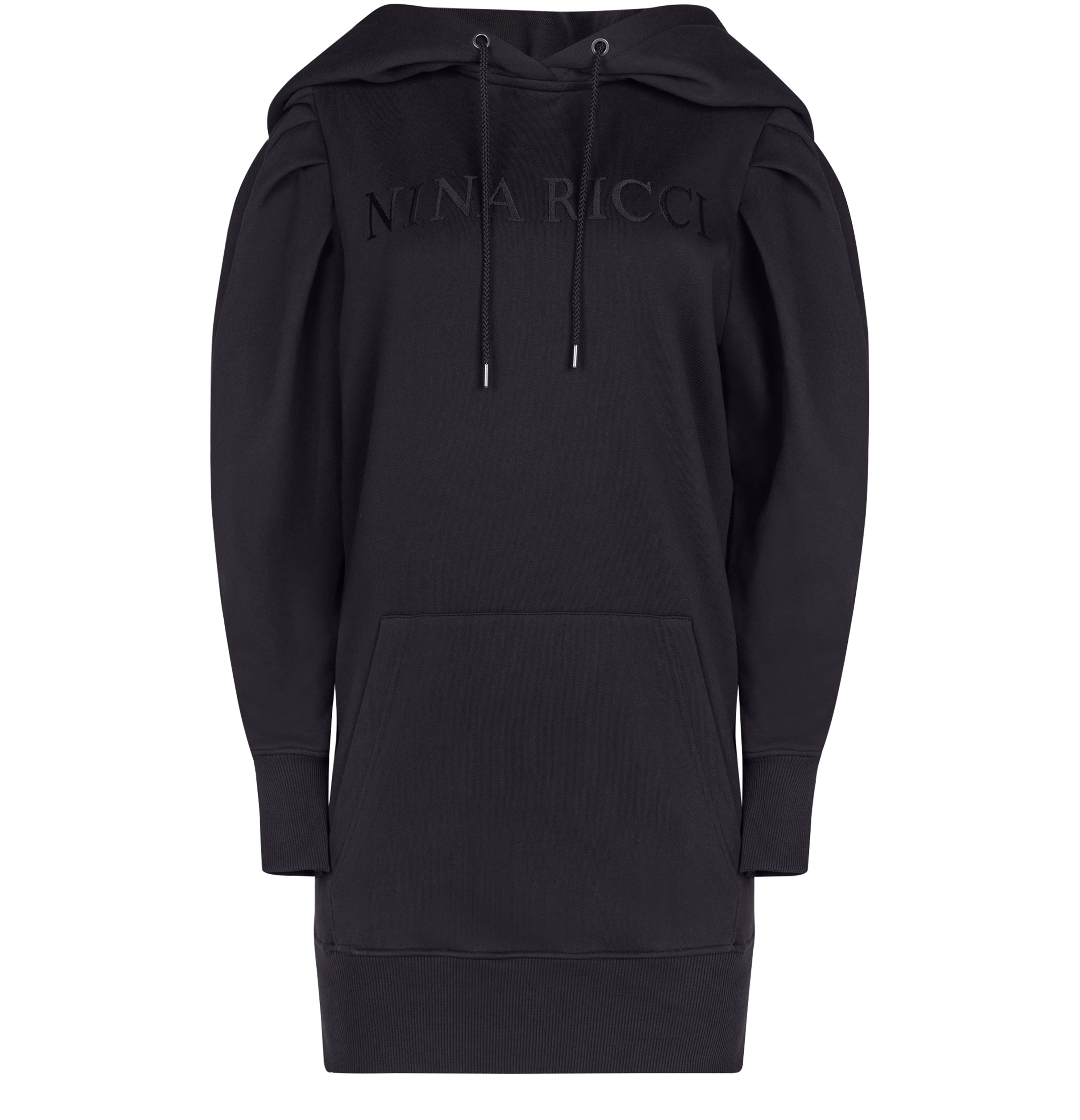 Nina Ricci Logo fleece hoodie dress