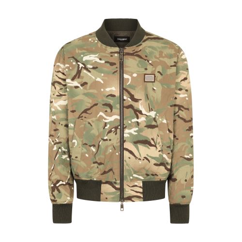 Dolce & Gabbana Camouflage-print nylon jacket