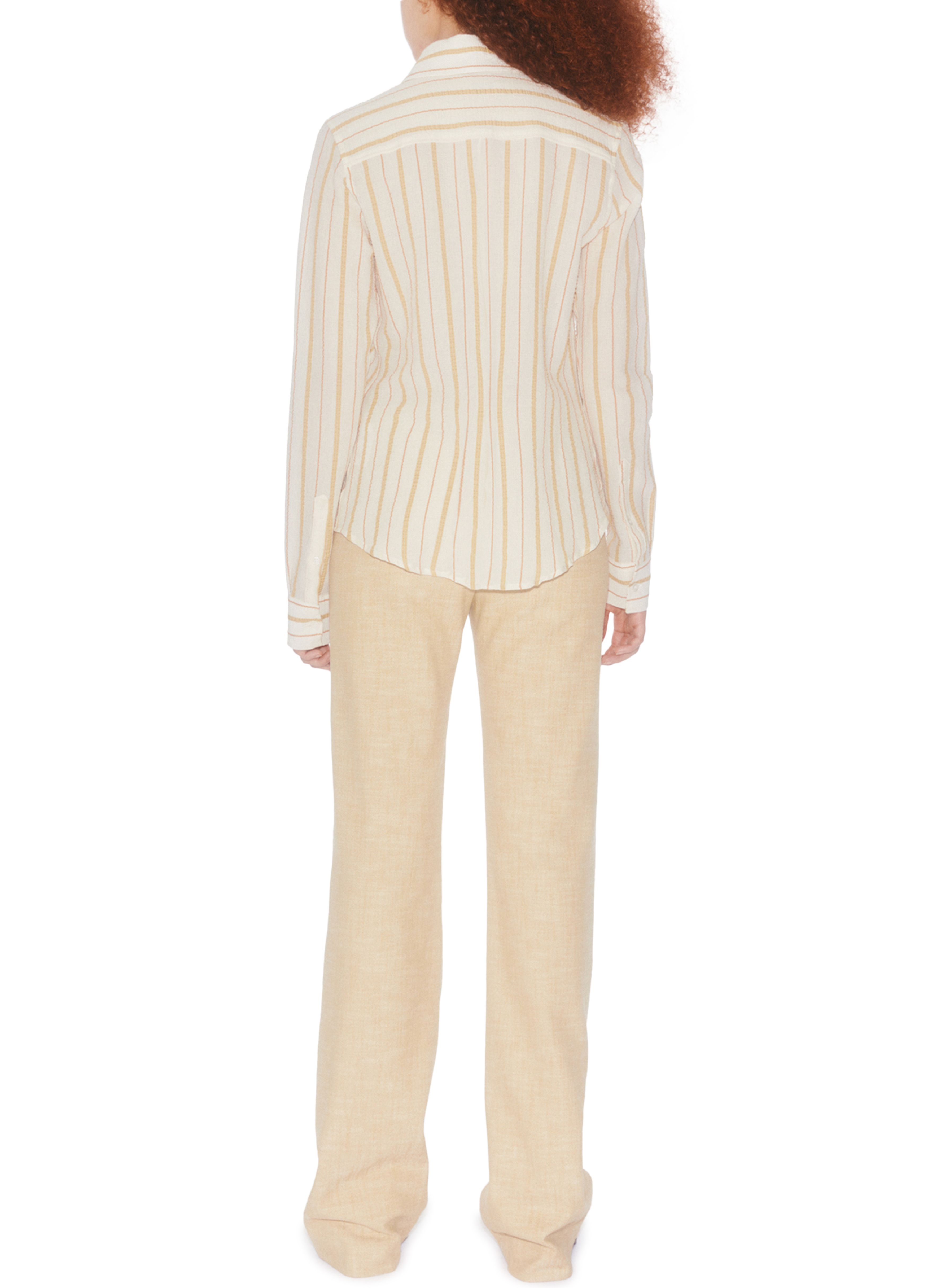 Filippa K Seersucker stripe shirt