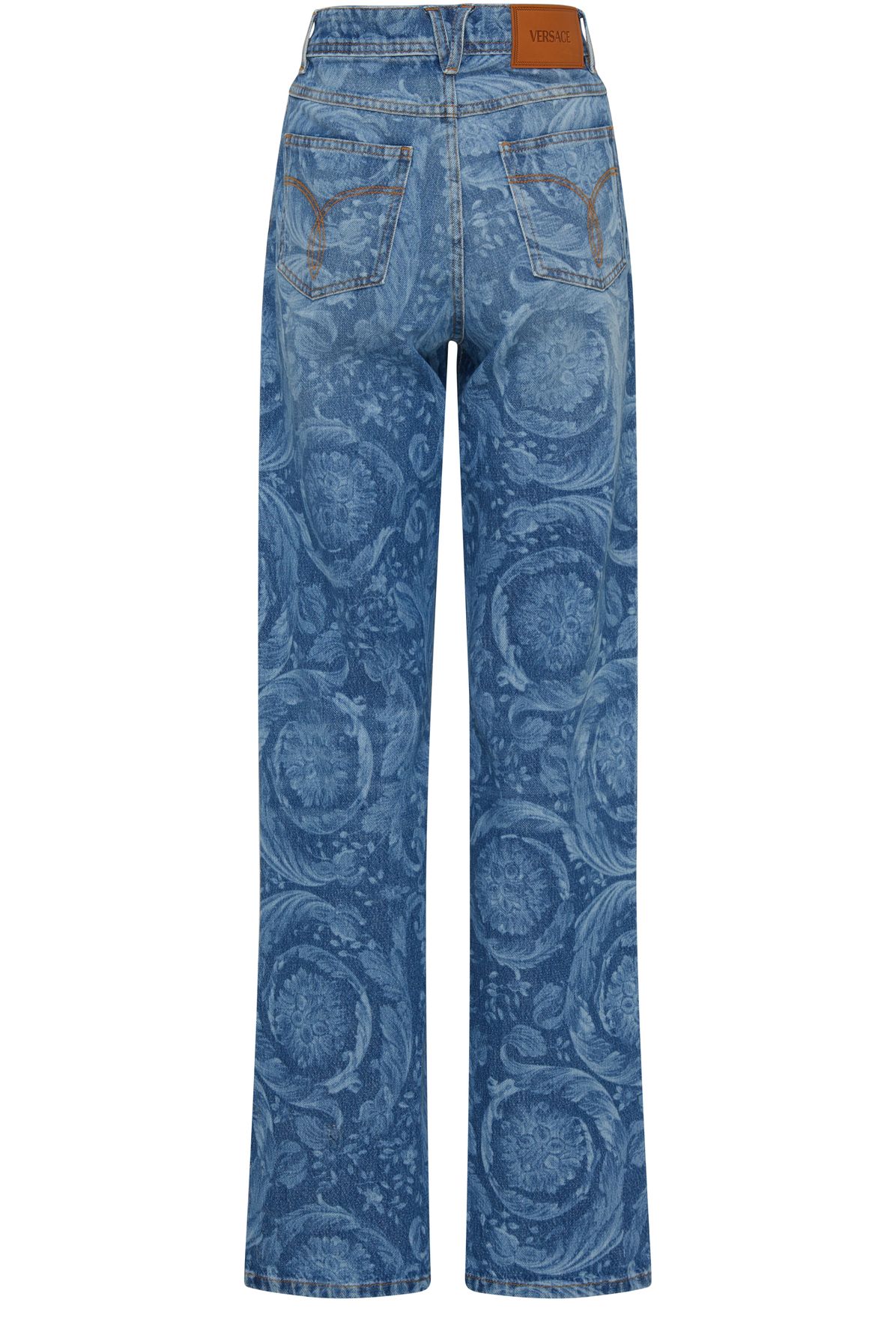 Versace Laser Stone Wash Denim Pant