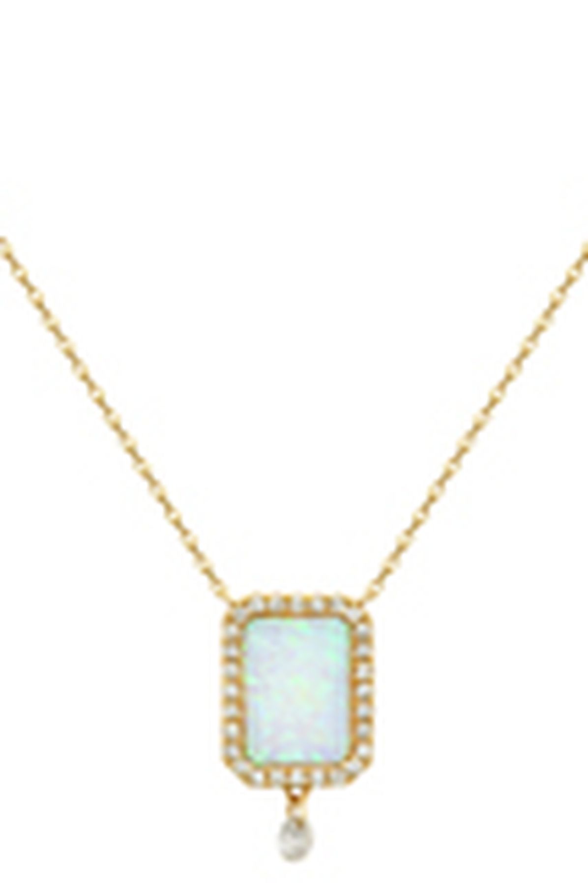 Persée Opal diamonds necklace