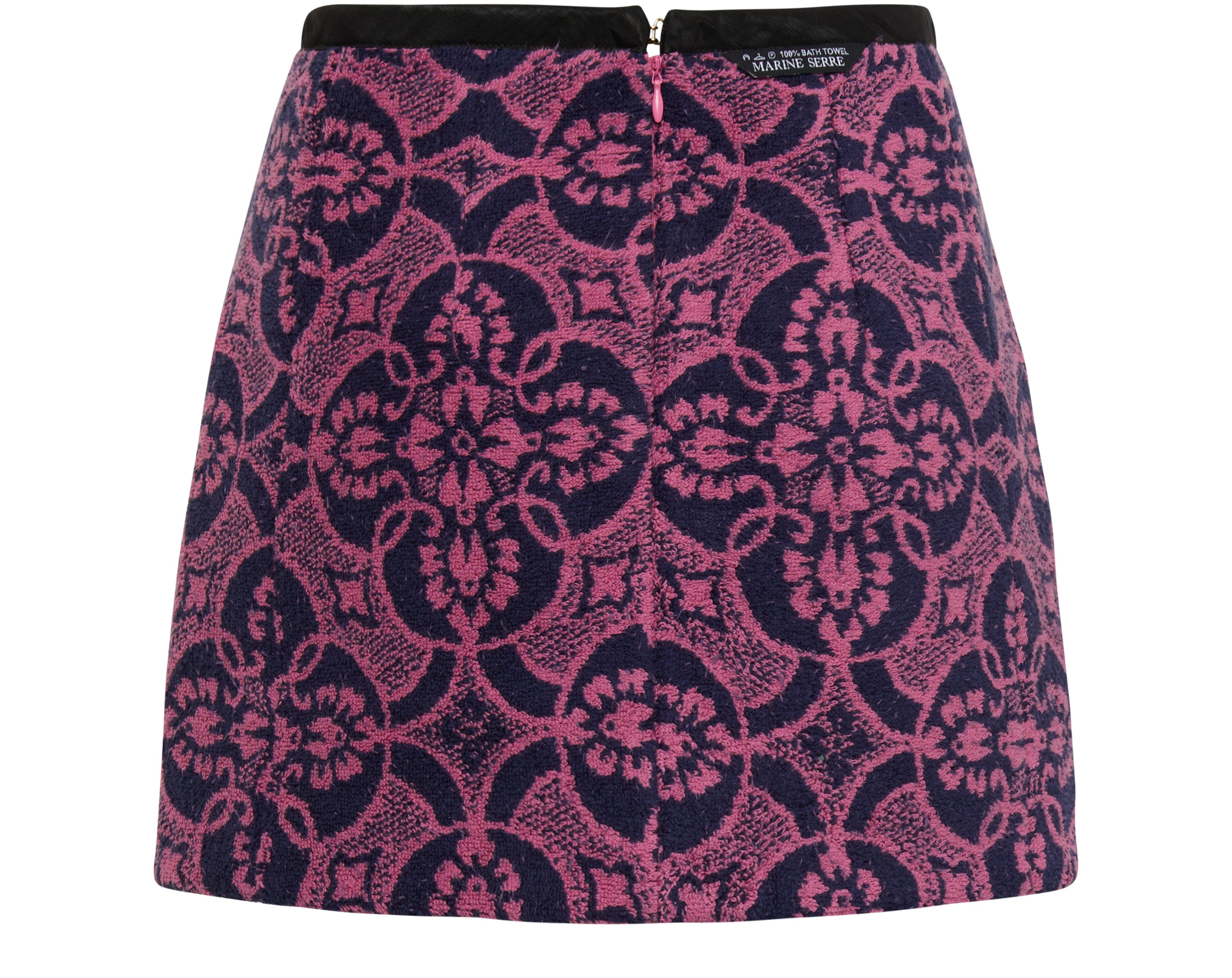 Marine Serre Oriental towels mini skirt