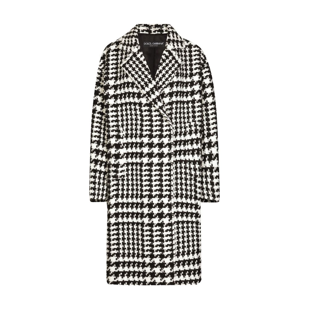 Dolce & Gabbana Oversize houndstooth coat