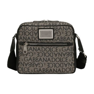 Dolce & Gabbana Coated jacquard crossbody bag