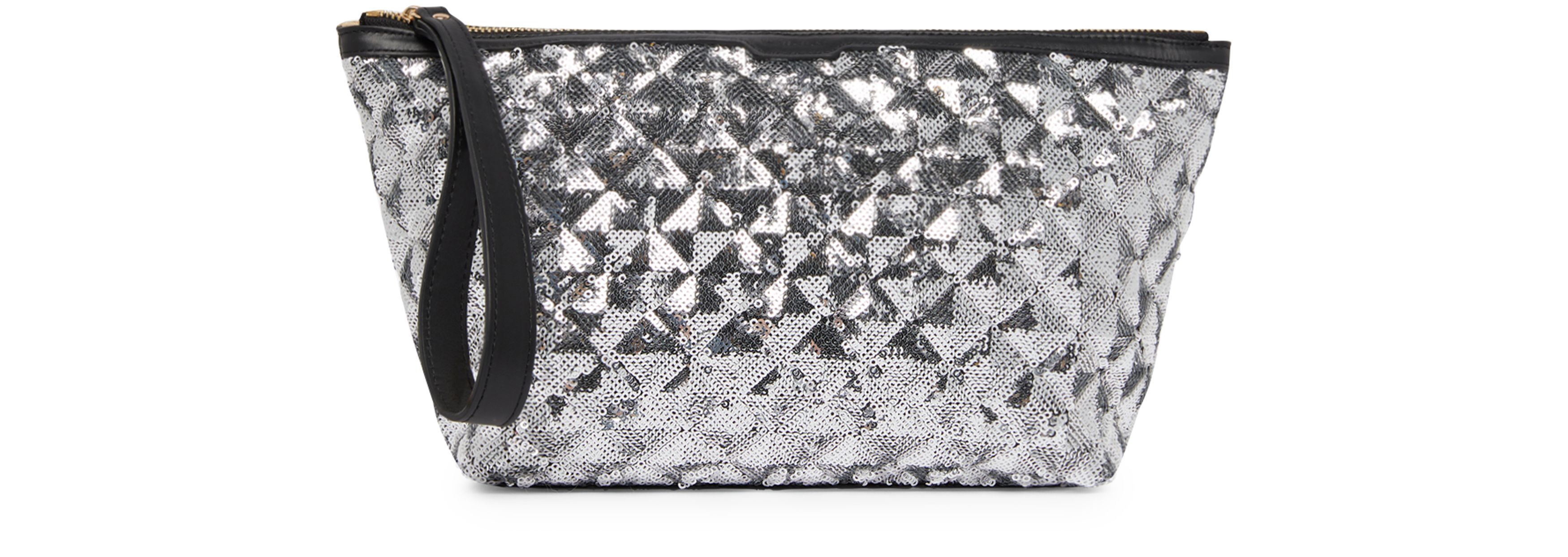  Sequinned clutch