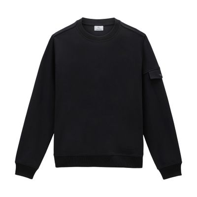 Woolrich Stretch Cotton Blend Crewneck Sweatshirt