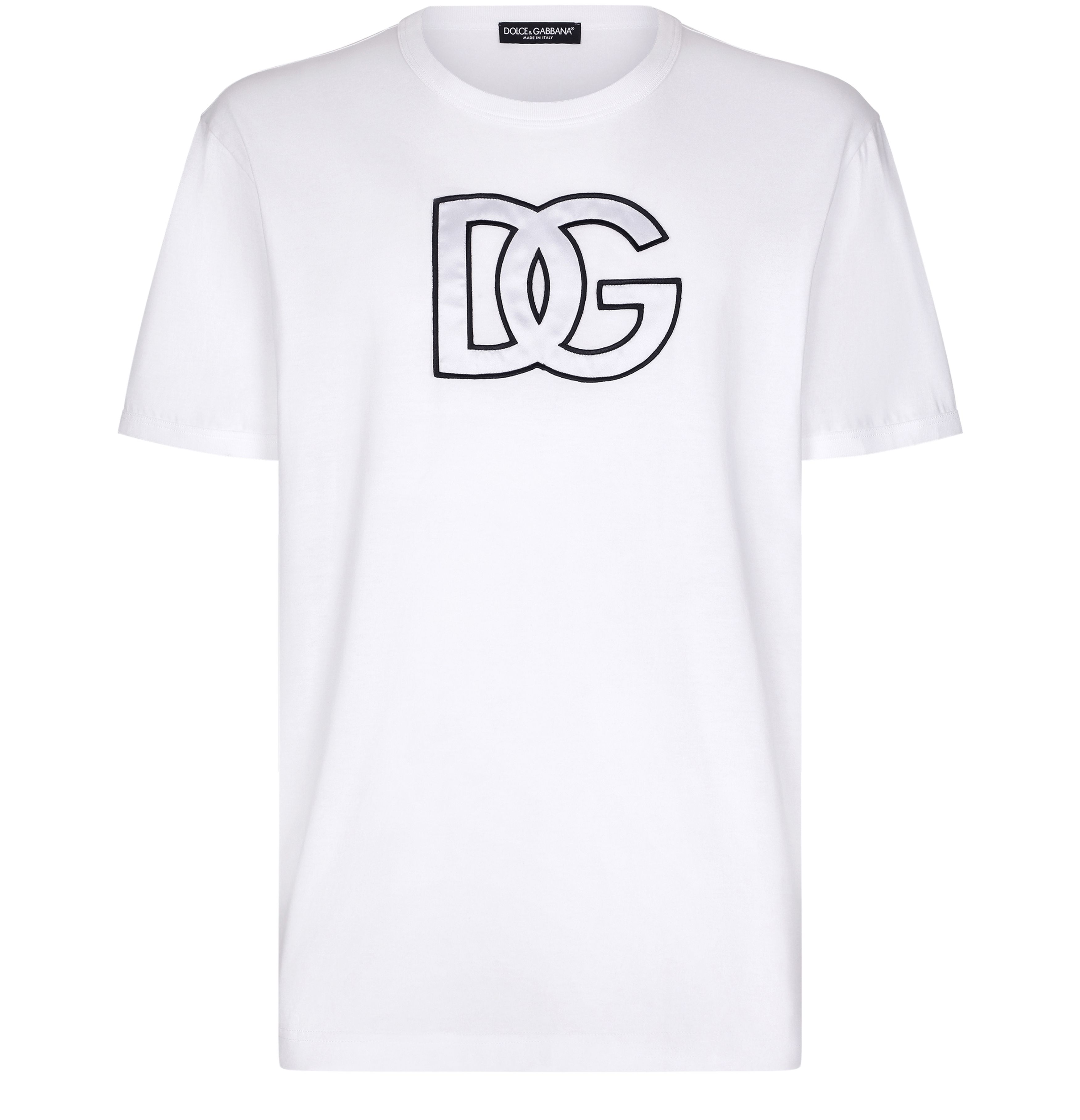 Dolce & Gabbana Cotton T-shirt with DG patch