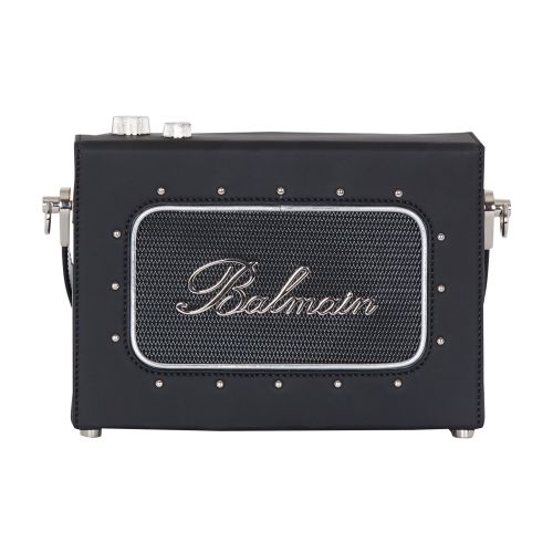 Balmain Radio Bag rubber-effect leather