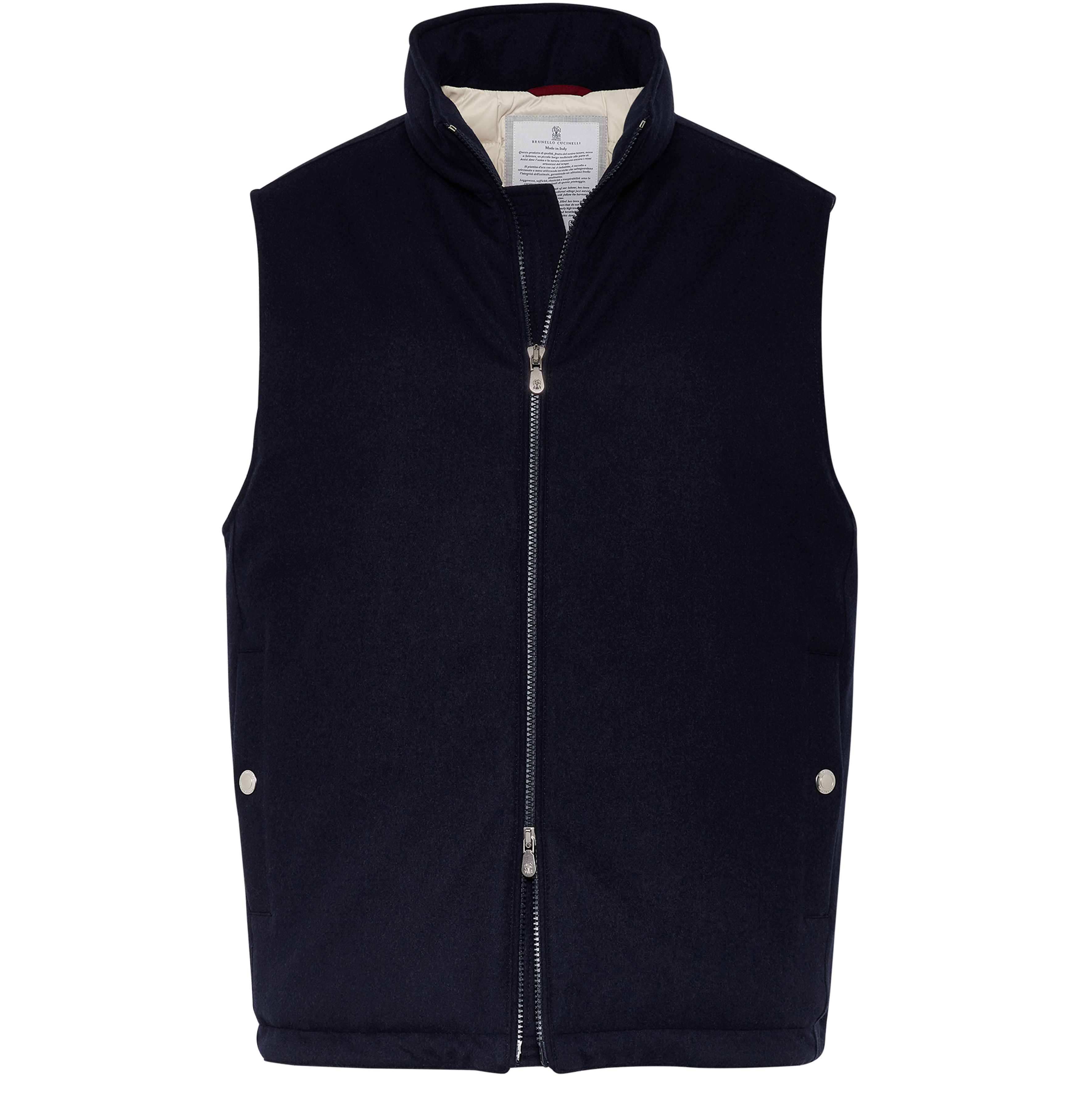 Brunello Cucinelli Flannel down vest