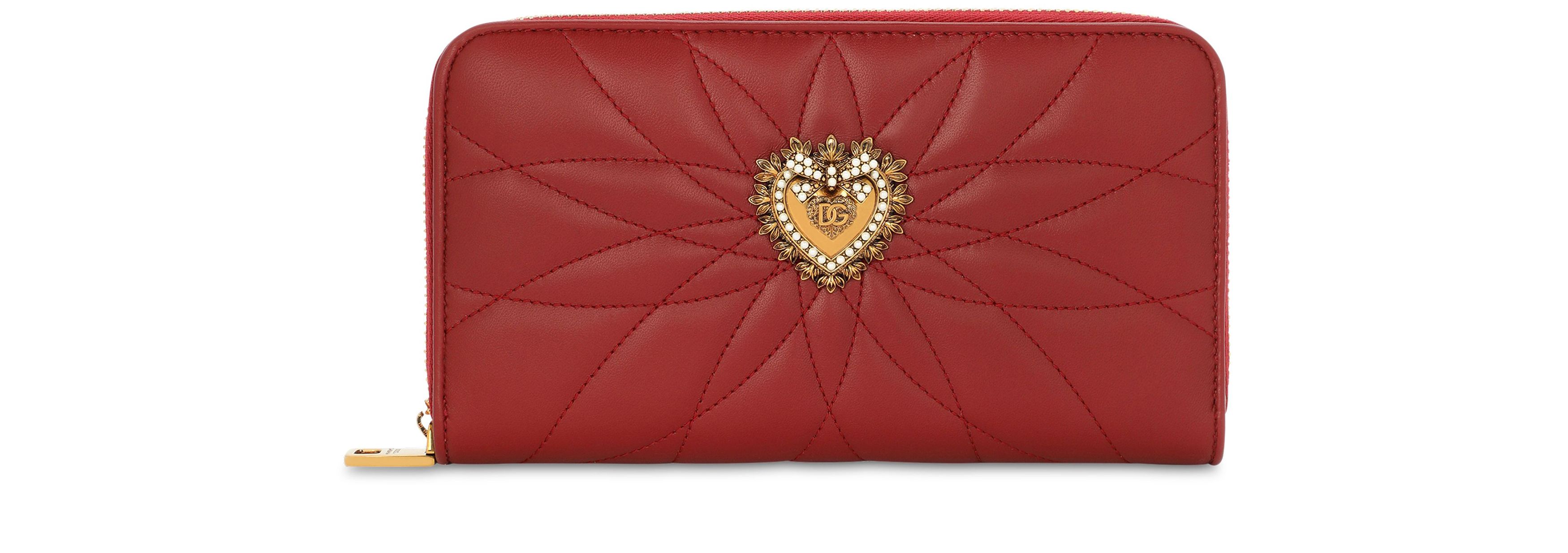 Dolce & Gabbana Zip-around devotion wallet