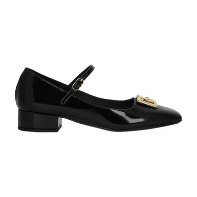 Dolce & Gabbana Polished calfskin Mary Janes