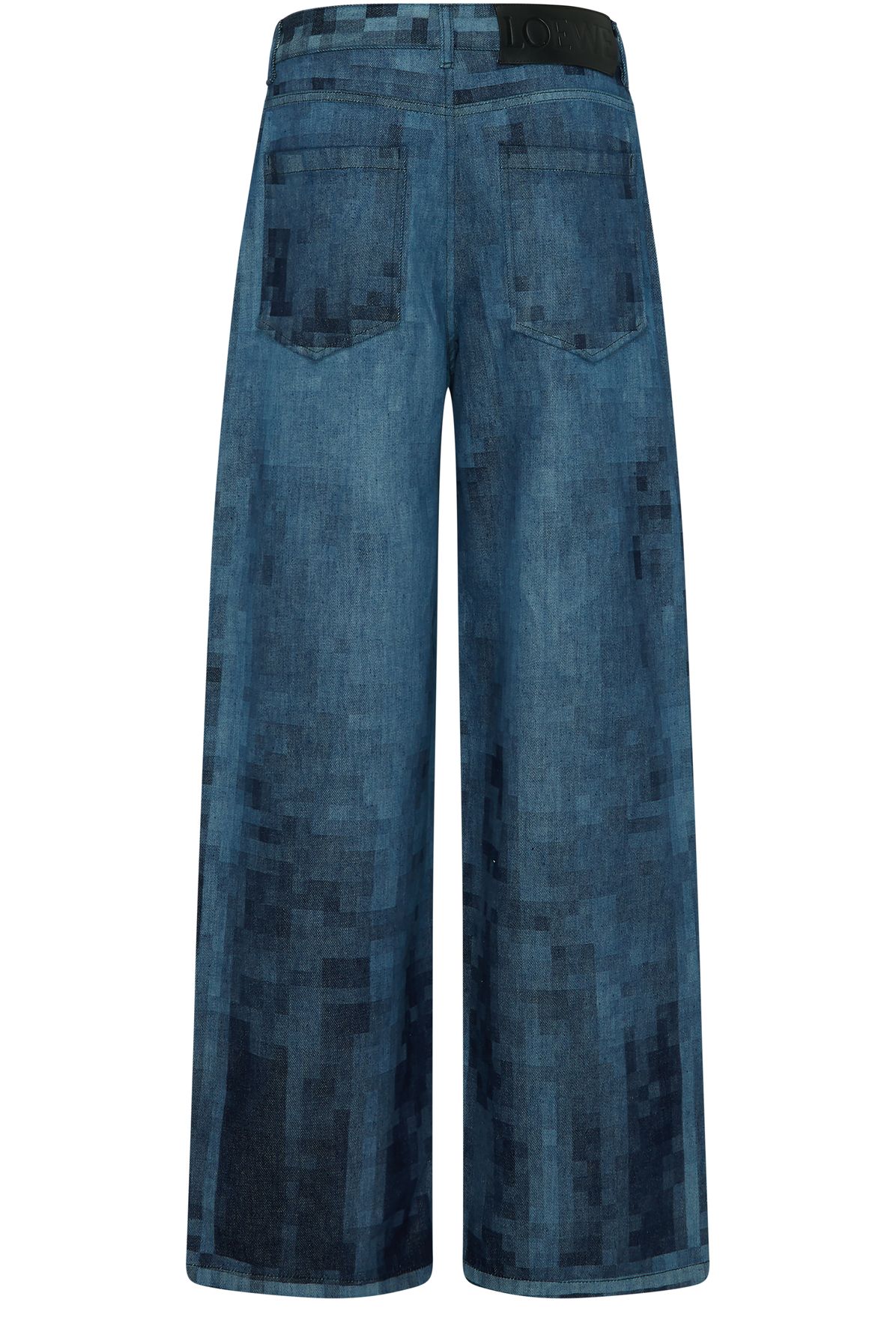 Loewe Pixelated baggy jeans