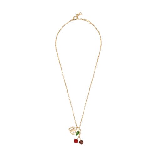Dolce & Gabbana Necklace with logo and charms