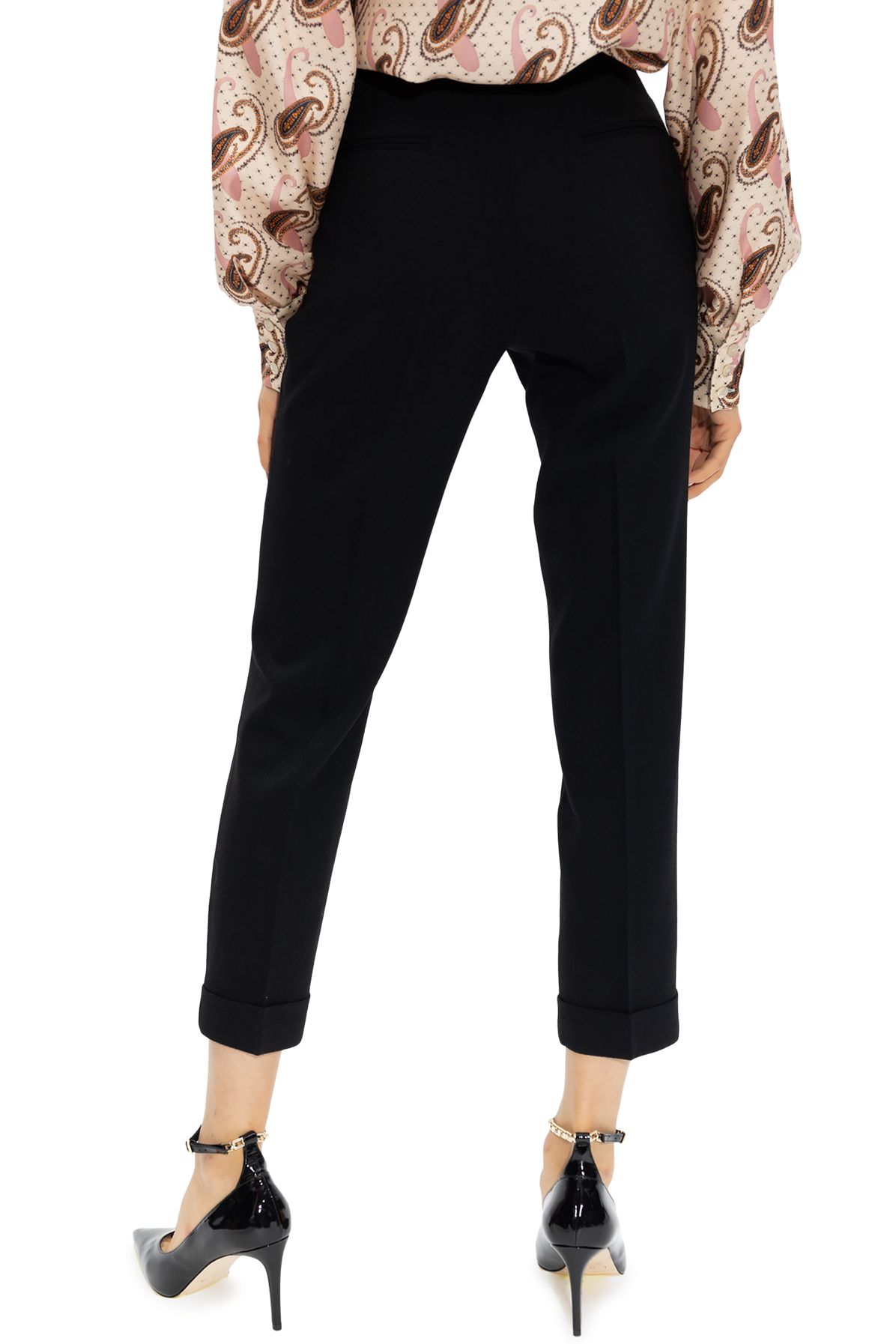 Etro Wool pleat-front trousers