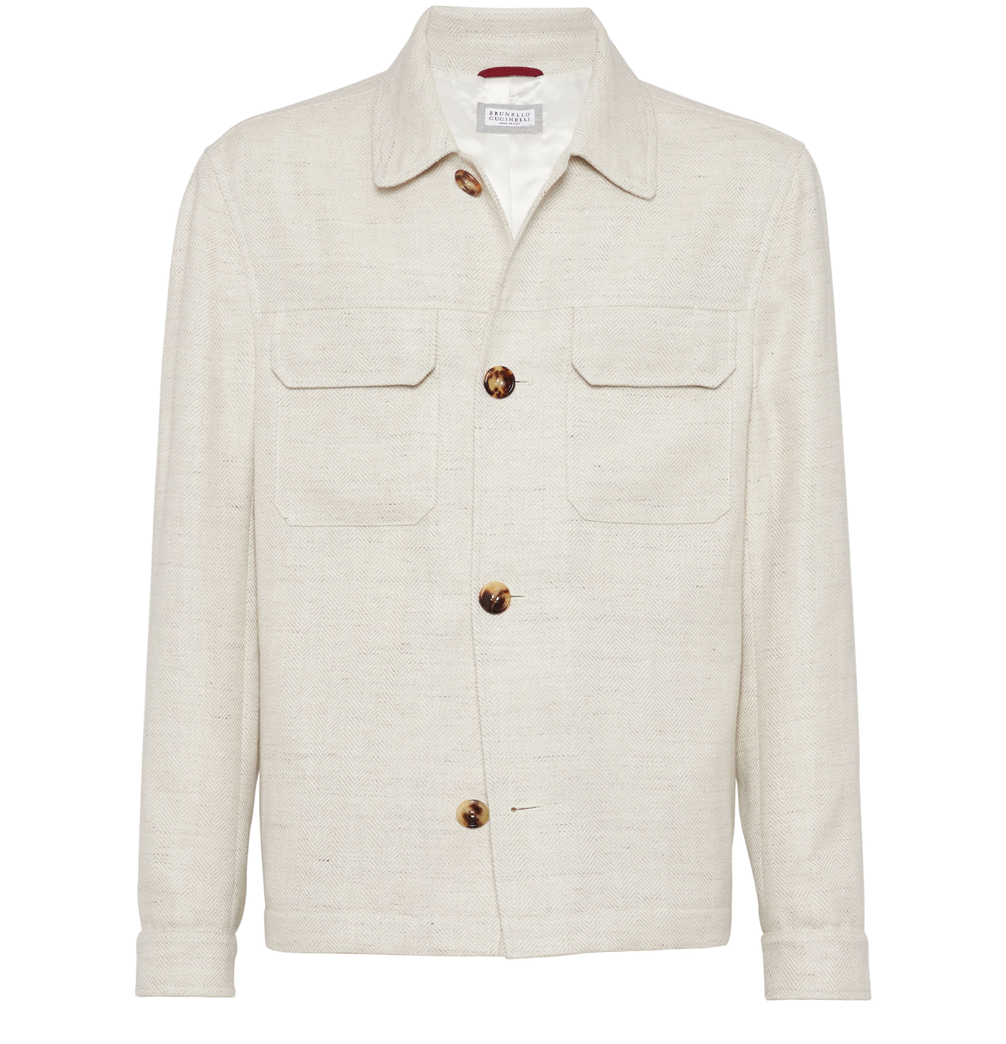 Brunello Cucinelli Chevron overshirt