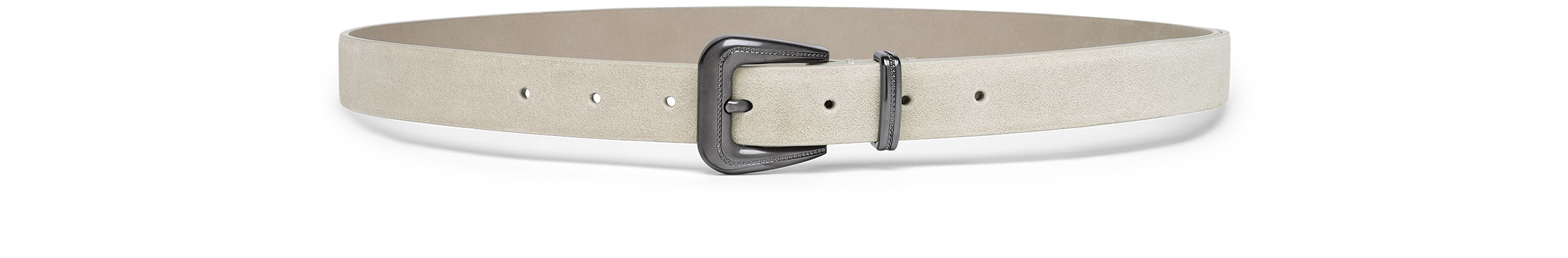 Brunello Cucinelli Suede calfskin belt