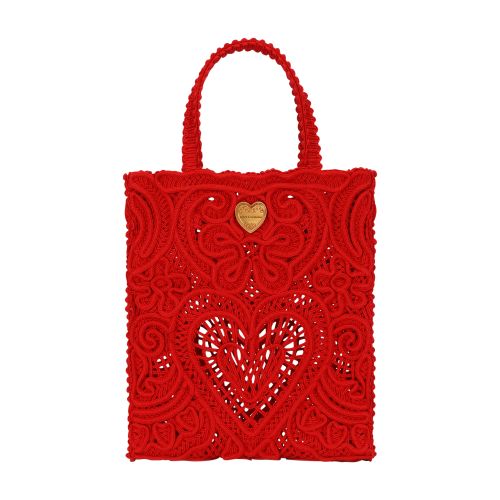 Dolce & Gabbana Small cordonetto lace shopper