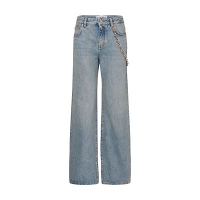 Loewe Jeans with chain detail