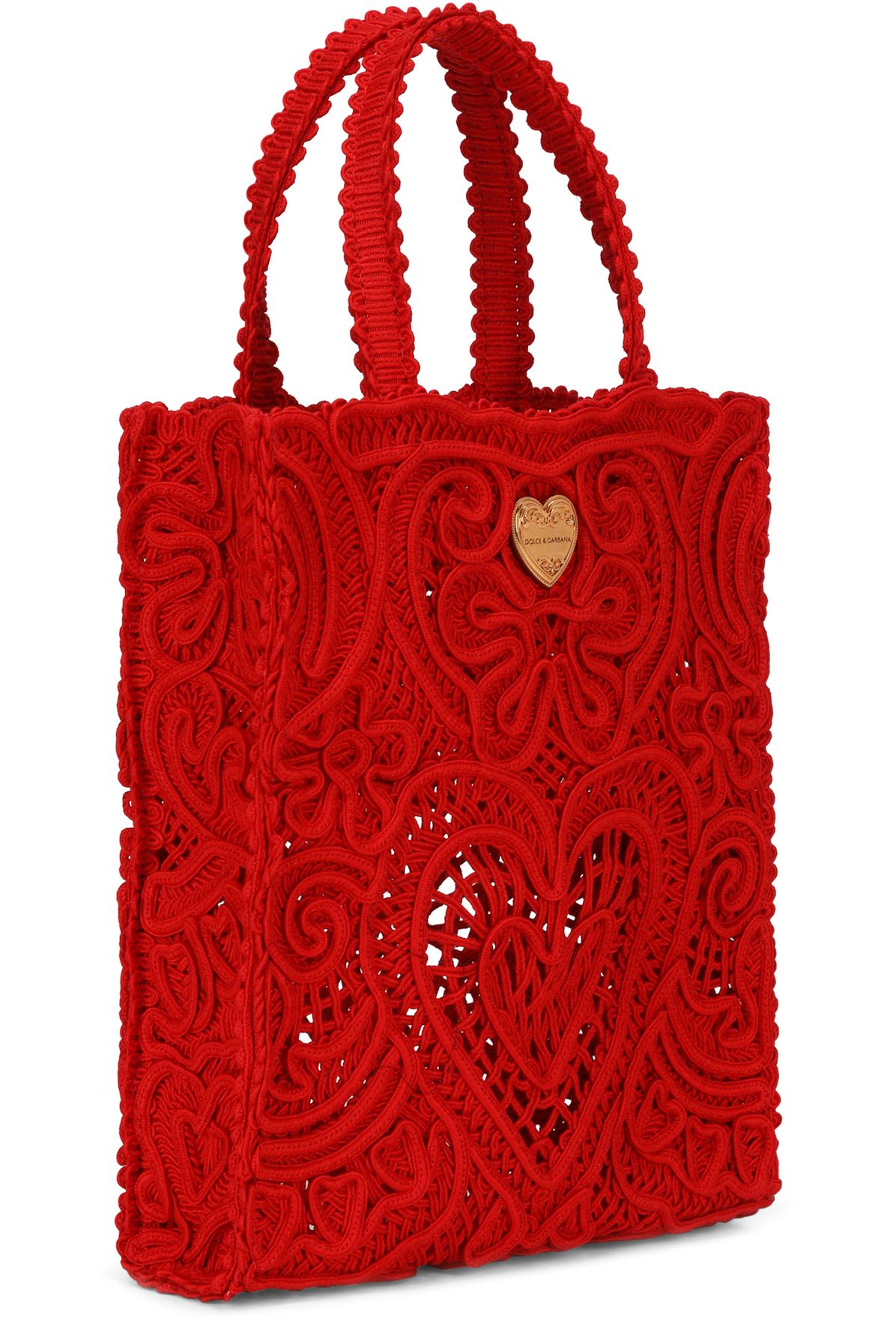 Dolce & Gabbana Small cordonetto lace shopper