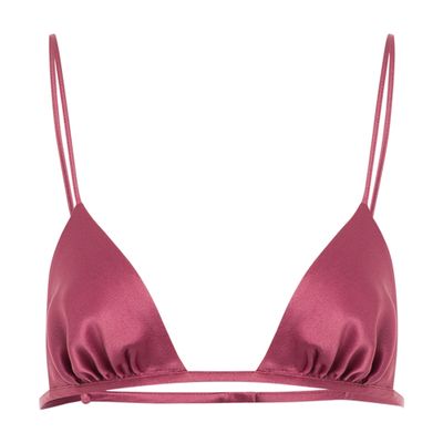 Alberta Ferretti Bra in satin