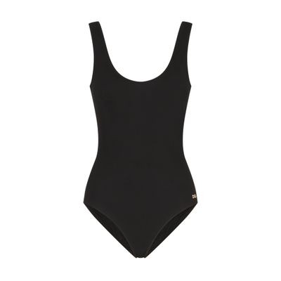 Dolce & Gabbana Racer-style one-piece swimsuit