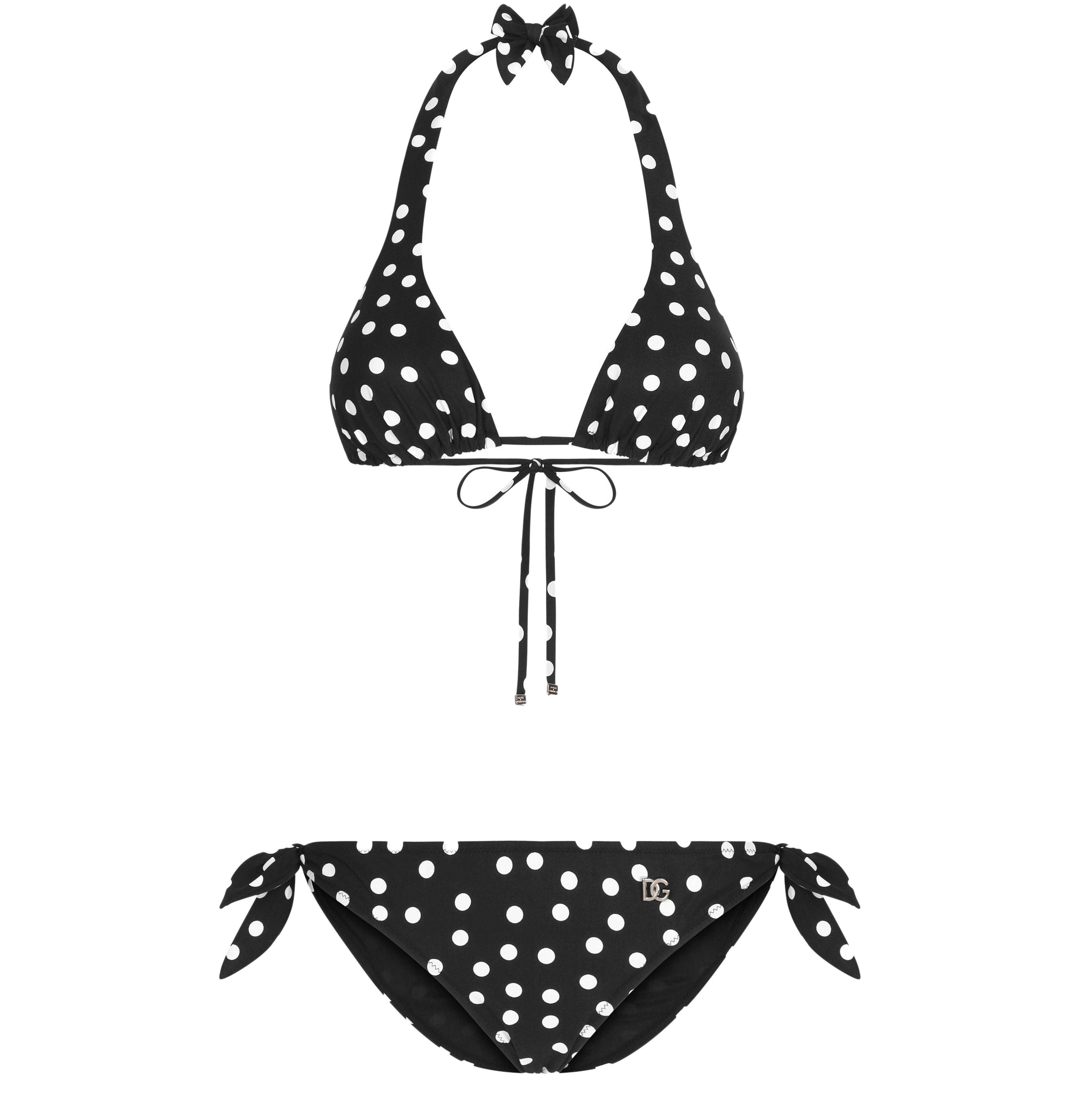 Dolce & Gabbana Polka-dot triangle bikini