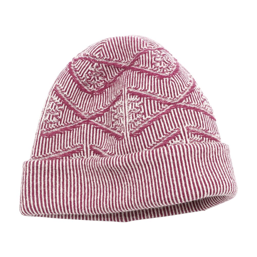 Barrie Beanie hat in cashmere with a monogram motif