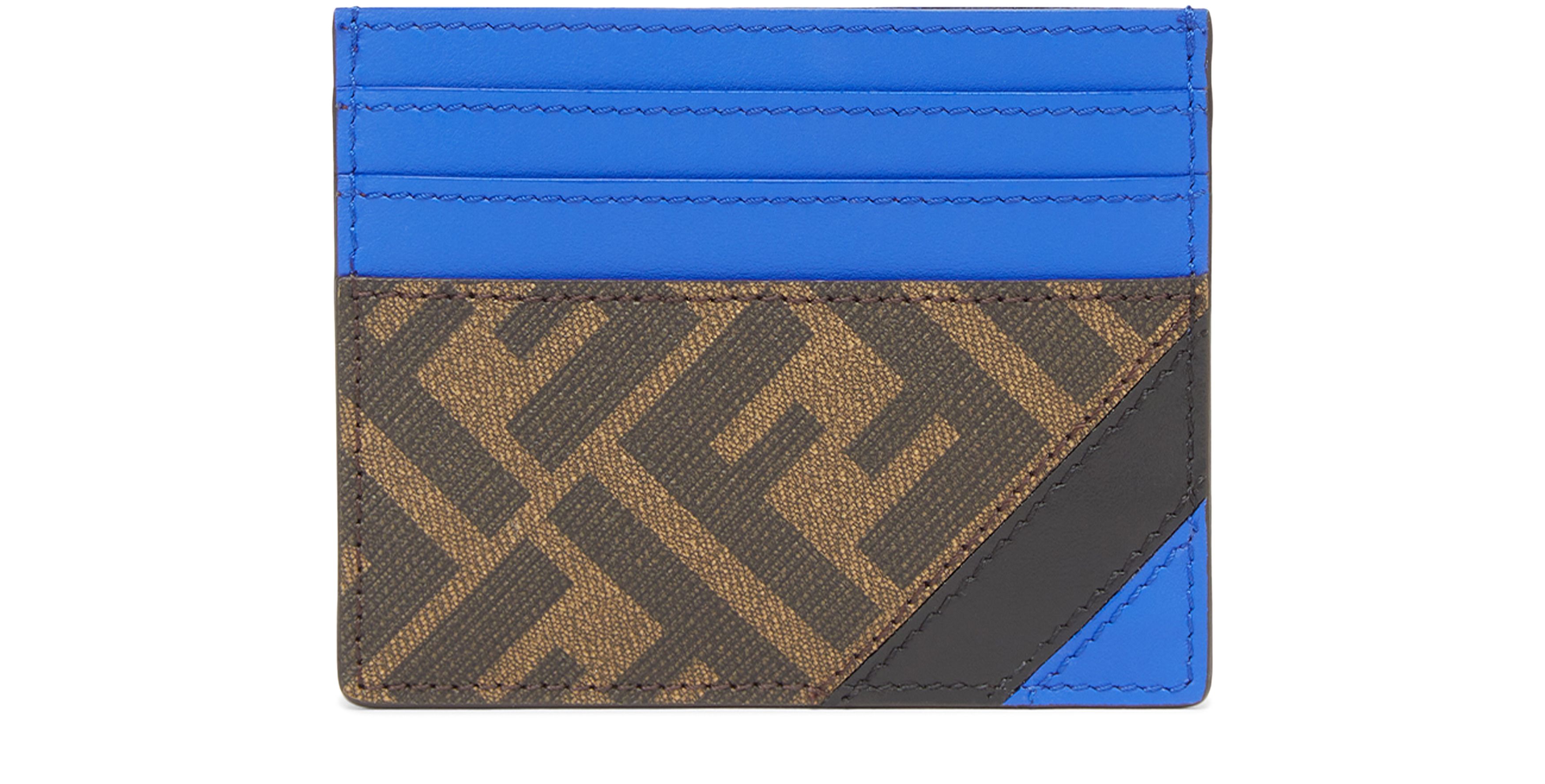 FENDI Fendi Diagonal Card Holder