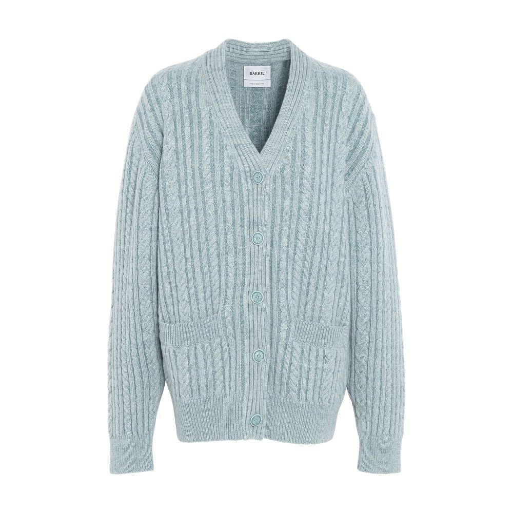Barrie Heavy oversized cashmere and wool cardigan
