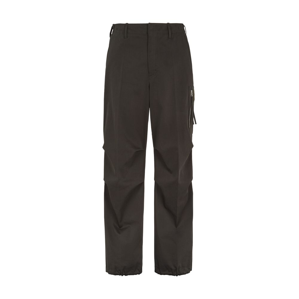 FENDI Cargo pants with stretch hem