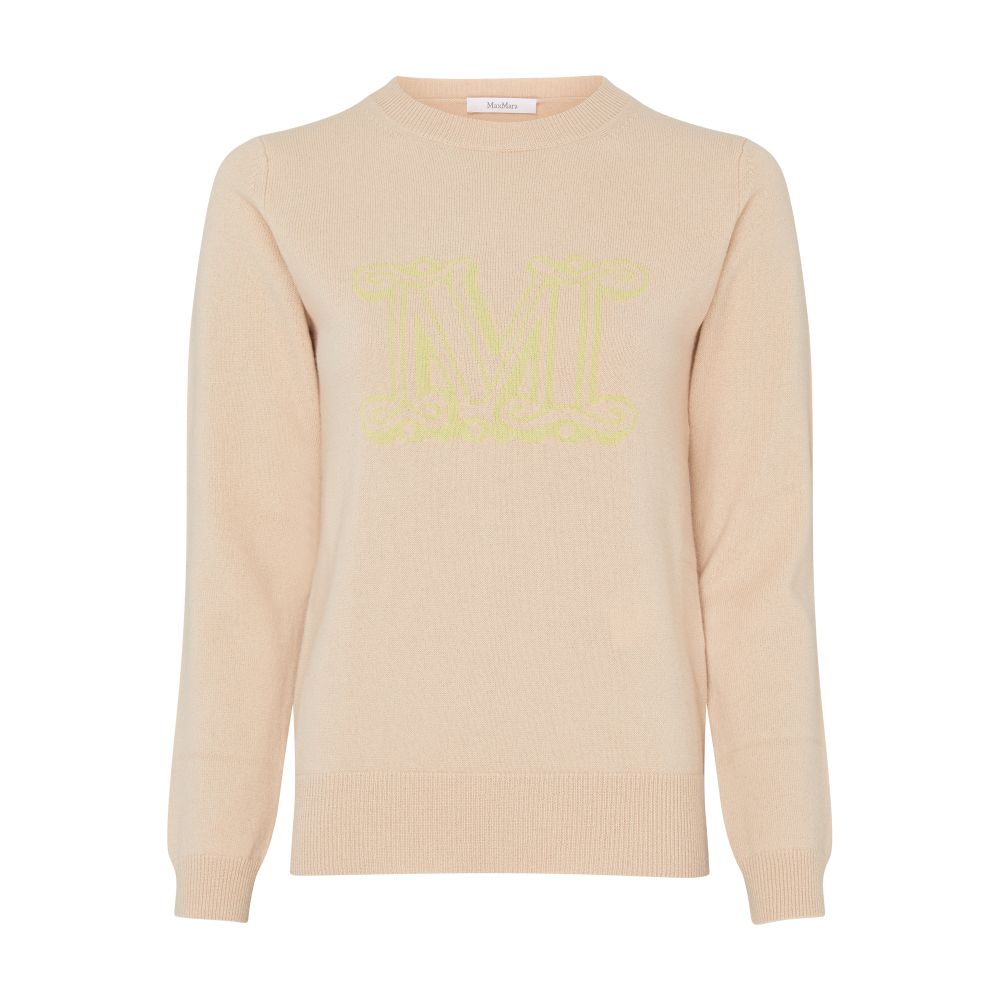 Max Mara Pamir logo cashmere sweater