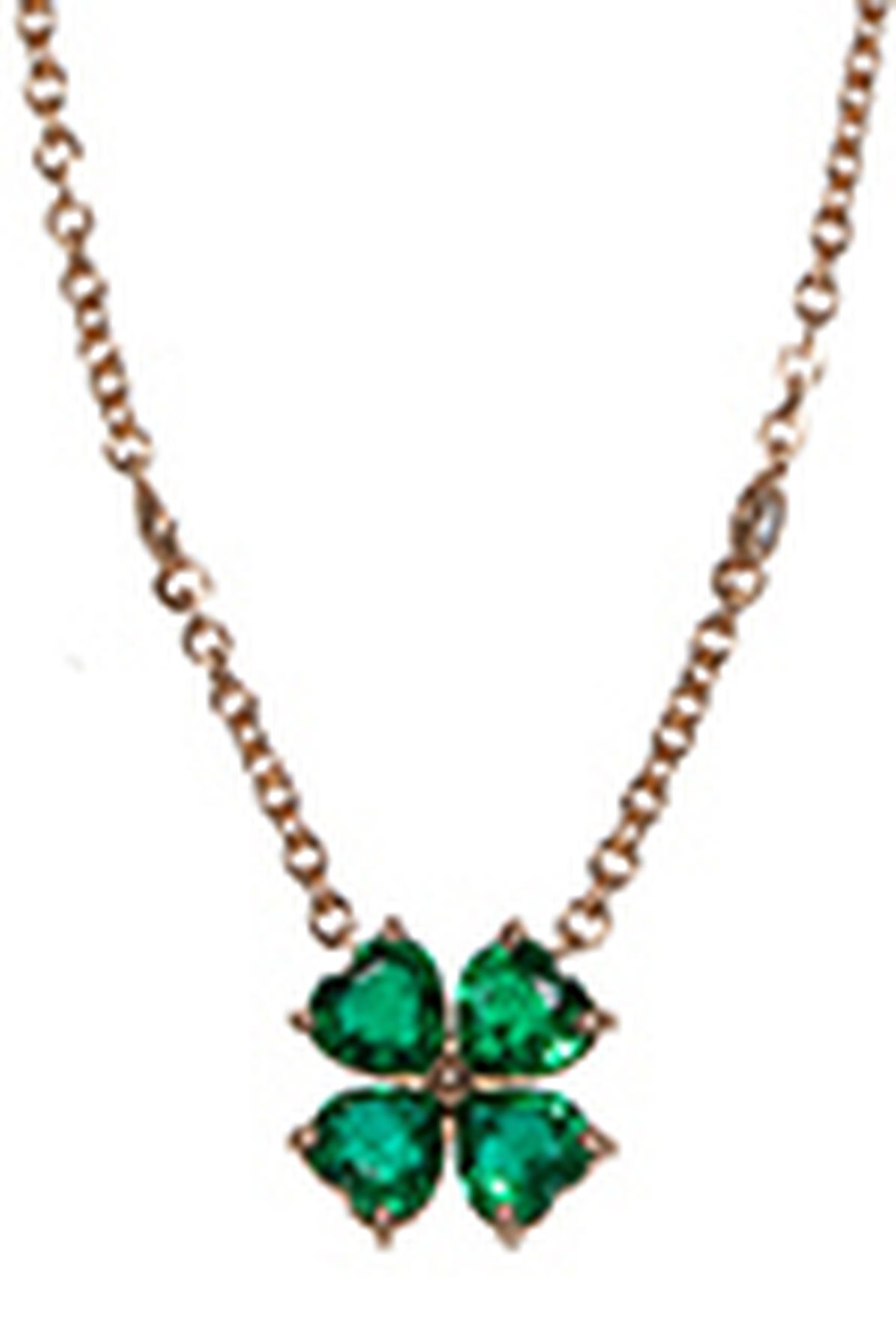  Green Flowers Necklace