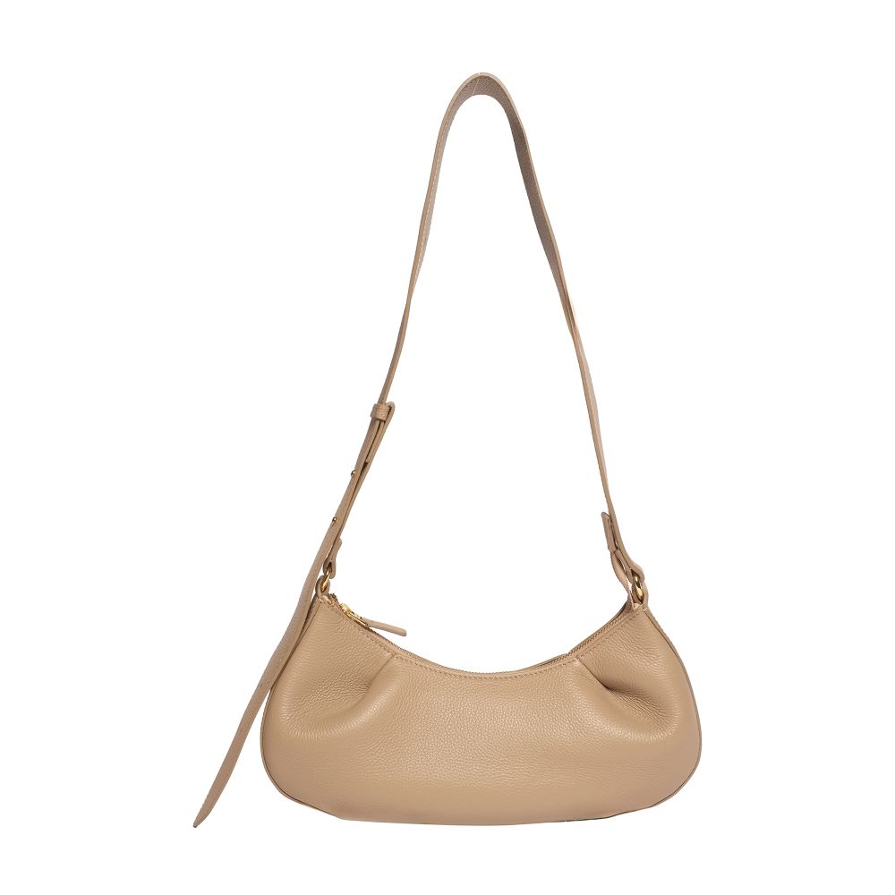 Elleme Dimple Moon small pebbled leather crossbody bag