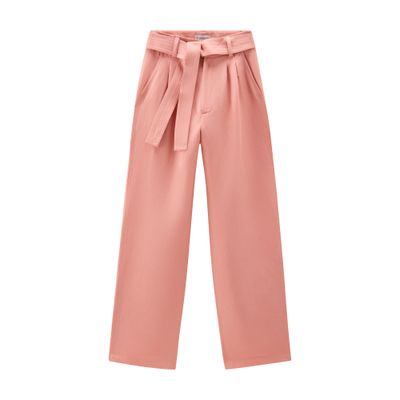 Woolrich Belted pants in linen blend