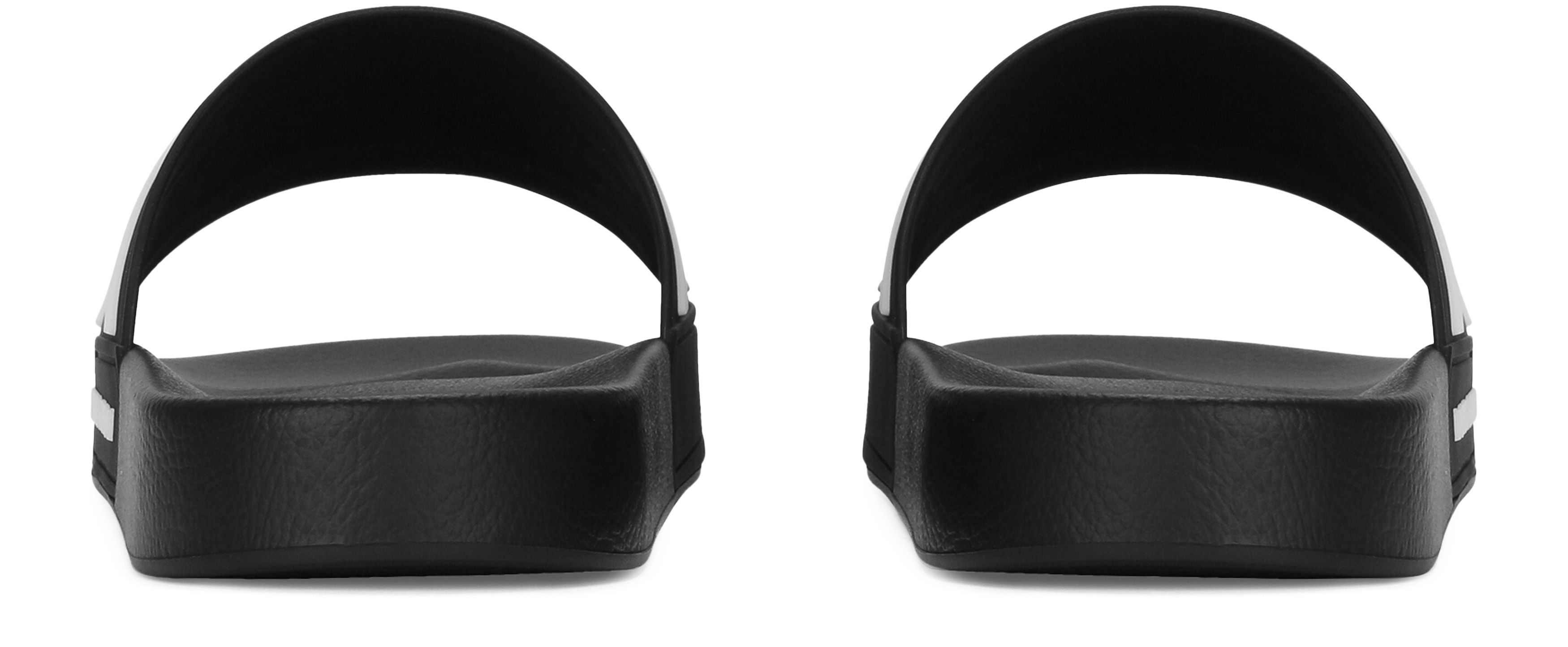 Dolce & Gabbana Rubber beachwear sliders with DG logo