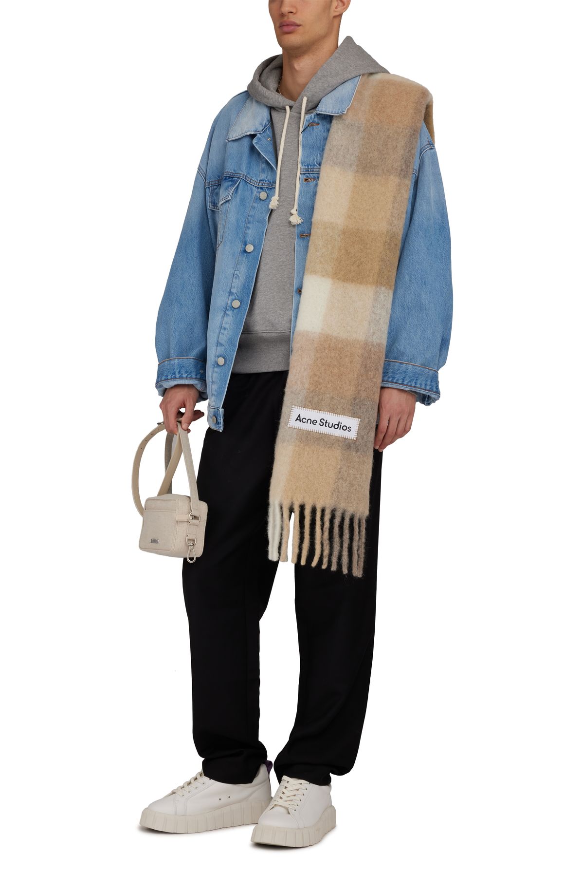 Acne Studios Scarf with fringes