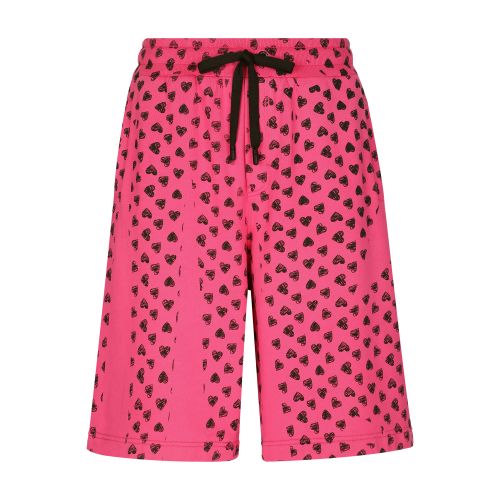 Dolce & Gabbana Jersey jogging shorts with DG heart print