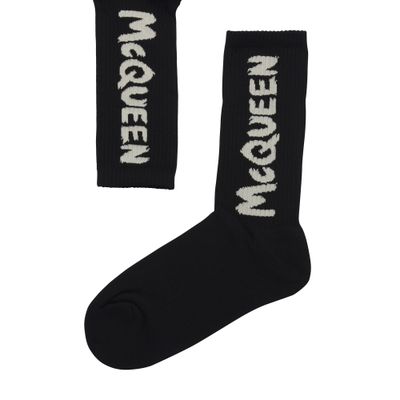 Alexander McQueen Graffiti socks