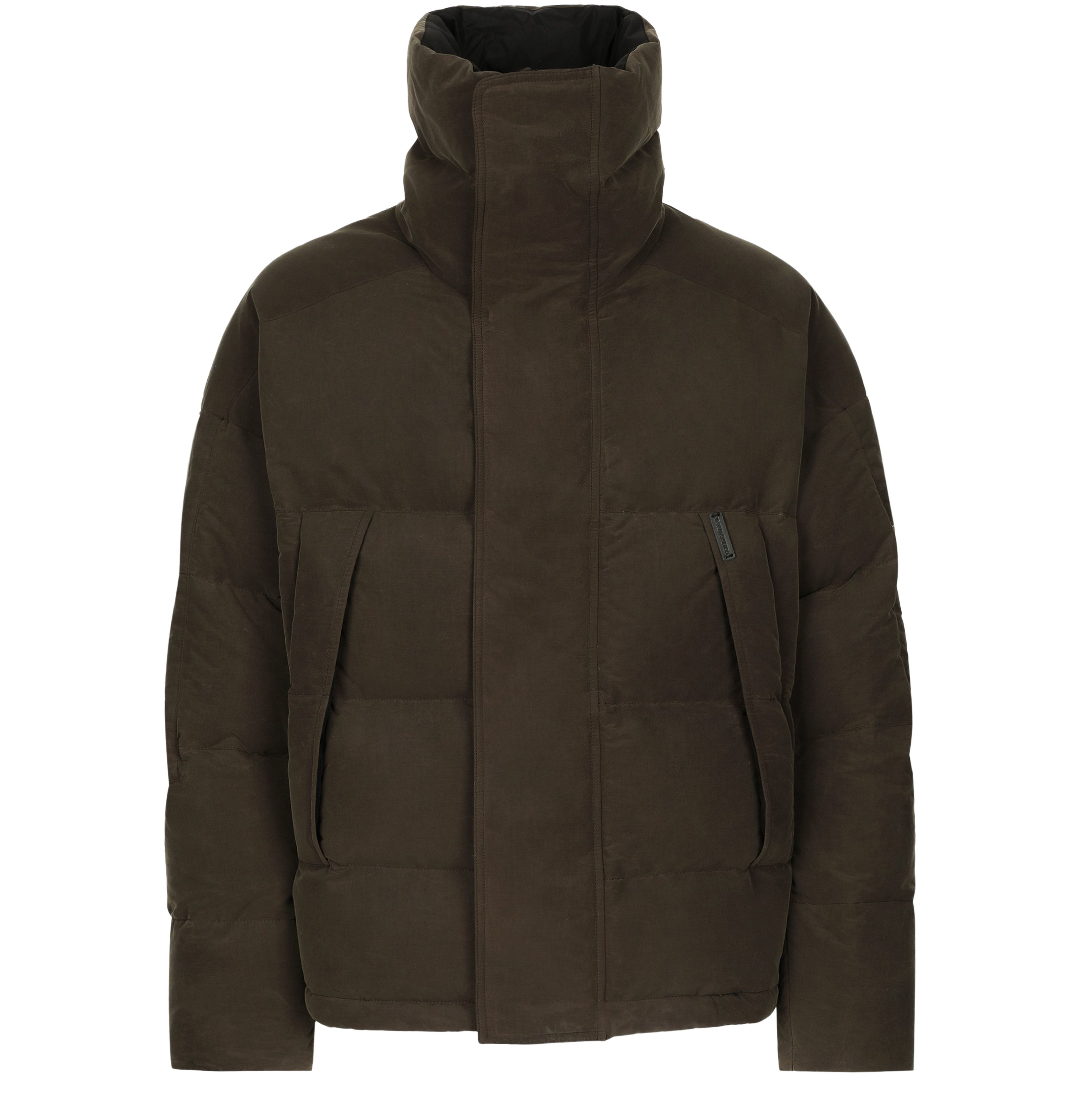 Dolce & Gabbana Padded canvas jacket with high neck