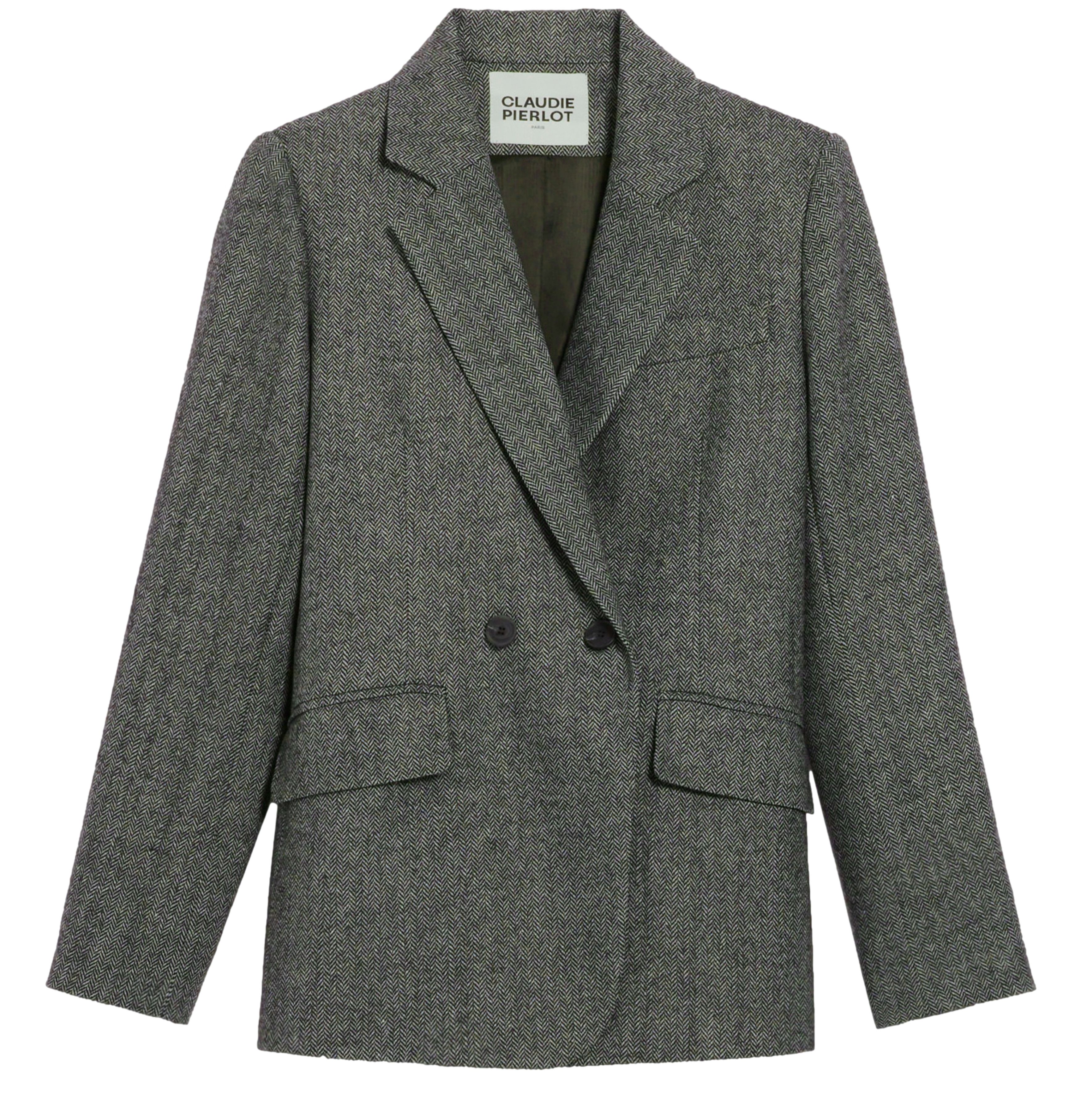  Two-tone suit jacket