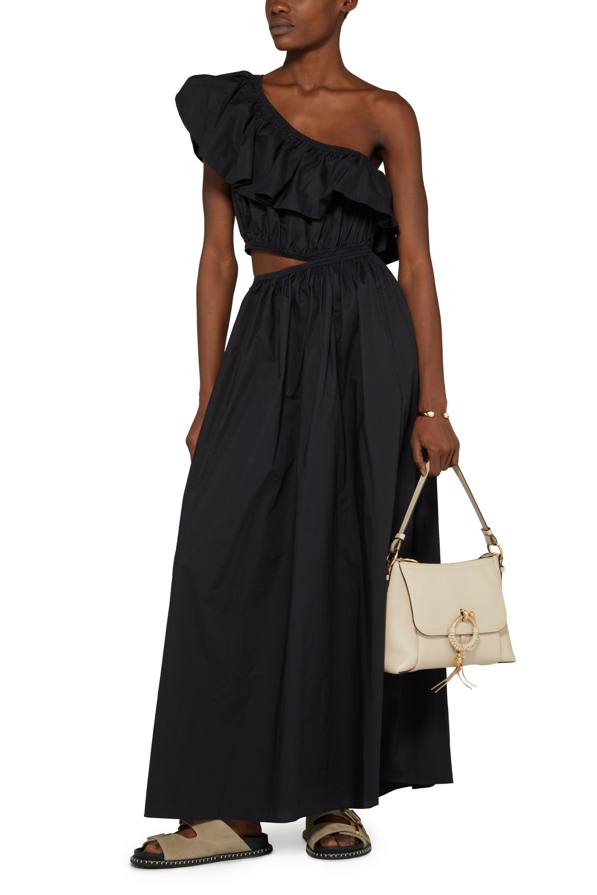 Matteau Asymmetric Ruffle Dress