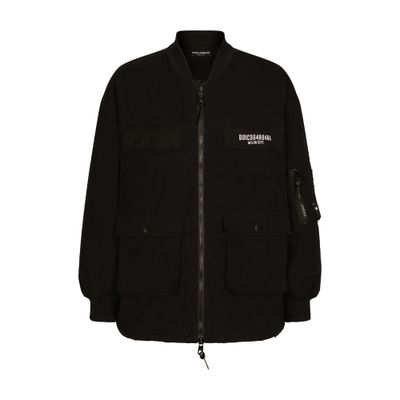 Dolce & Gabbana Cotton faille patch jacket