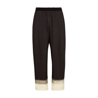 Maison Margiela Trompe l'oeil pinstripe trousers