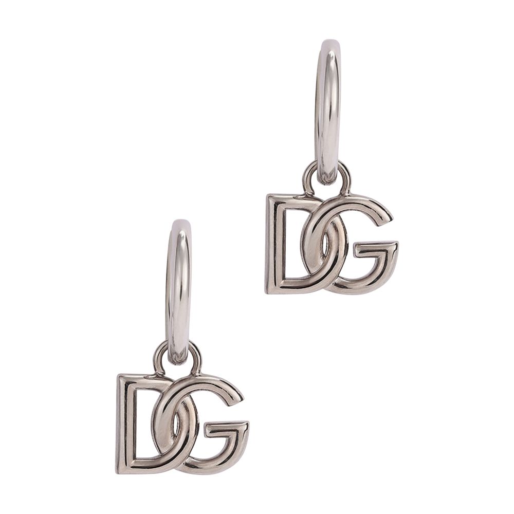 Dolce & Gabbana Hoop earrings with DG logo pendants